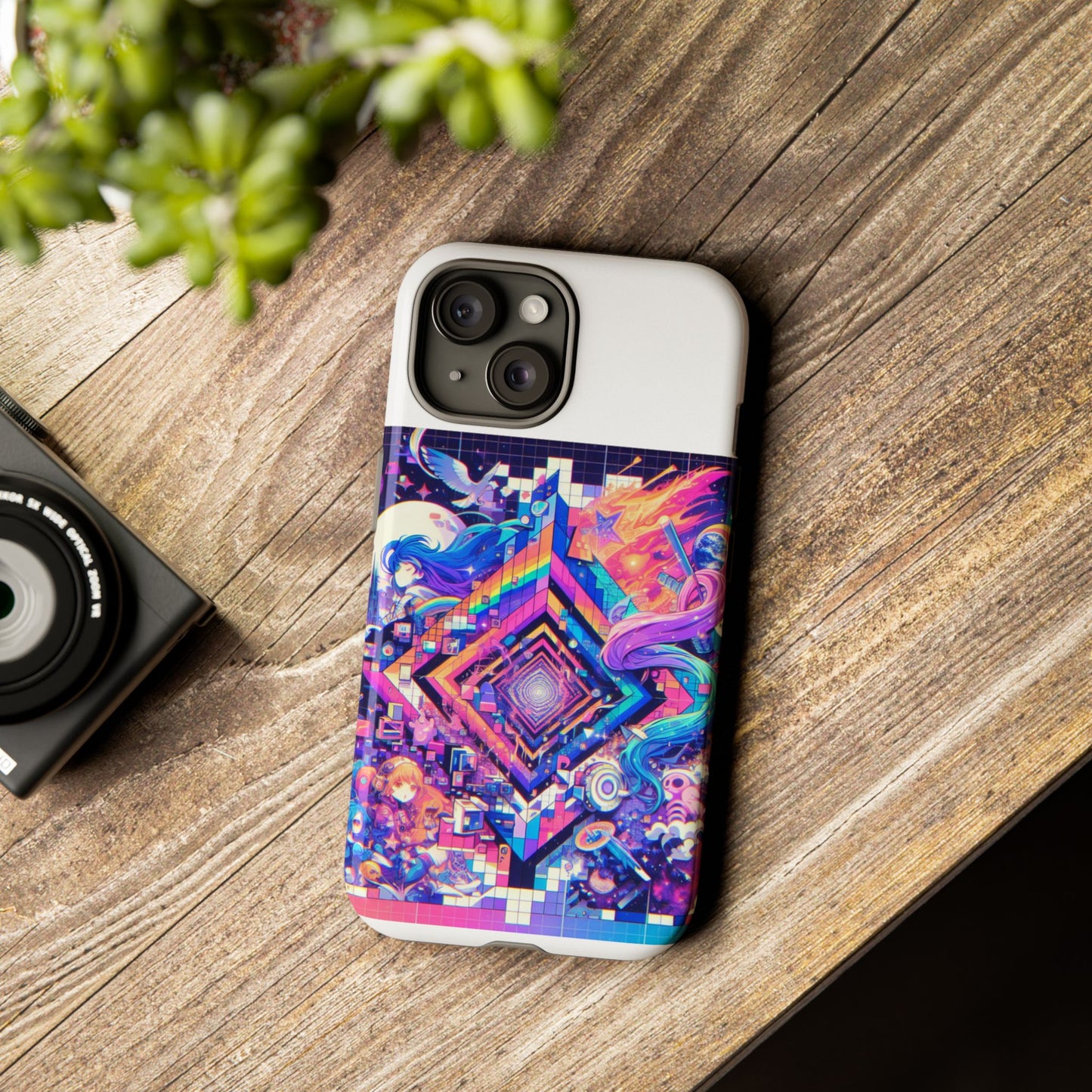 no cap just facts protective phone case for anime lovers