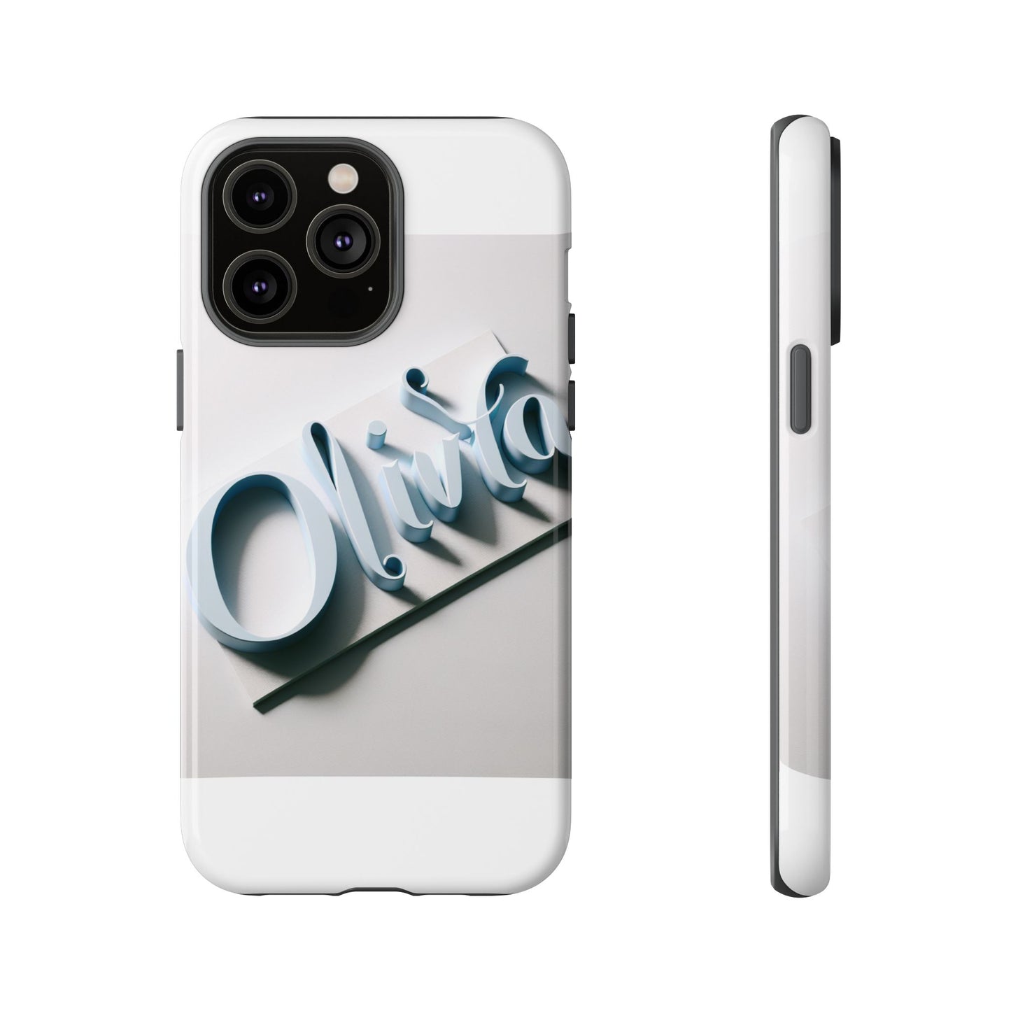vibrant 3d blue name phone case for stylish protection – unique accessory for self-expression compatible with iphone 13, 14, 15 & 16 – all models including pro, pro max & plus