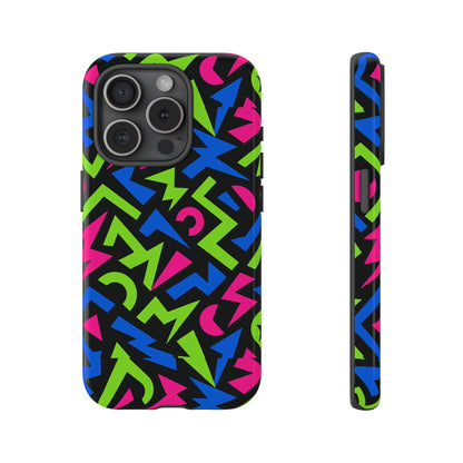 Y2K Multicolour 4 Protective Phone Case with 3D Design – Stylish Protection for Unisex Smartphones Compatible with iPhone 13, 14, 15 & 16 – All Models Including Pro, Pro Max & Plus