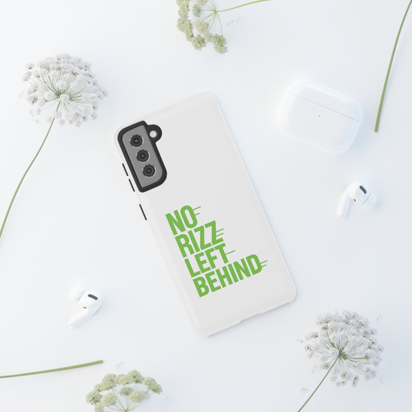 tough cases - no rizz left behind phone case for protection and style