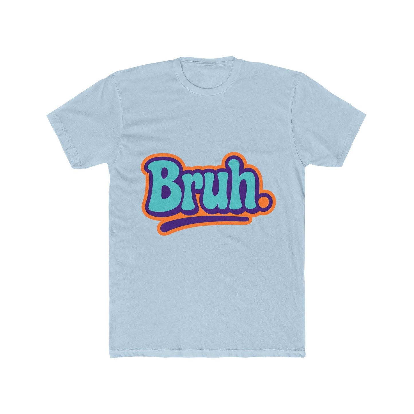 funny bruh meme multicolor unisex t-shirt - humorous graphic tee for men women - soft, stylish novelty t-shirt