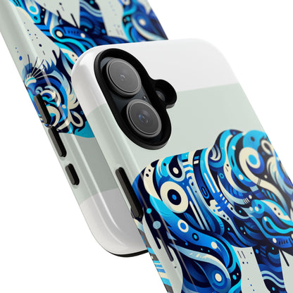 Vibrant 3D Wrap Protective Phone Case with Colourful Tiger Design Stylish Accessory for Men and Women Compatible with iPhone 13, 14, 15 & 16 – all models including Pro, Pro Max & Plus
