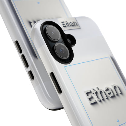 Ethan Blue 3D Wrap Phone Case for Men and Women Shock Absorption Durable Silicone Protective Cover with Vivid Anime and Comic Design