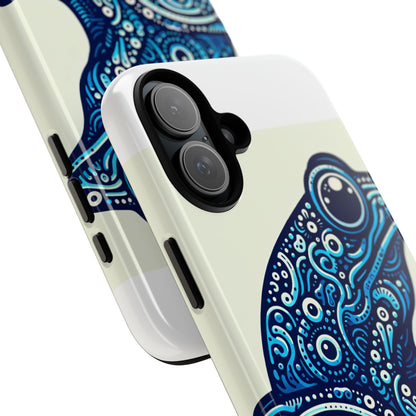 Vibrant 3D Blue Frog Design Protective Phone Case for Trendsetters – Stylish Protection Compatible with iPhone 13, 14, 15 & 16 – all models including Pro, Pro Max & Plus