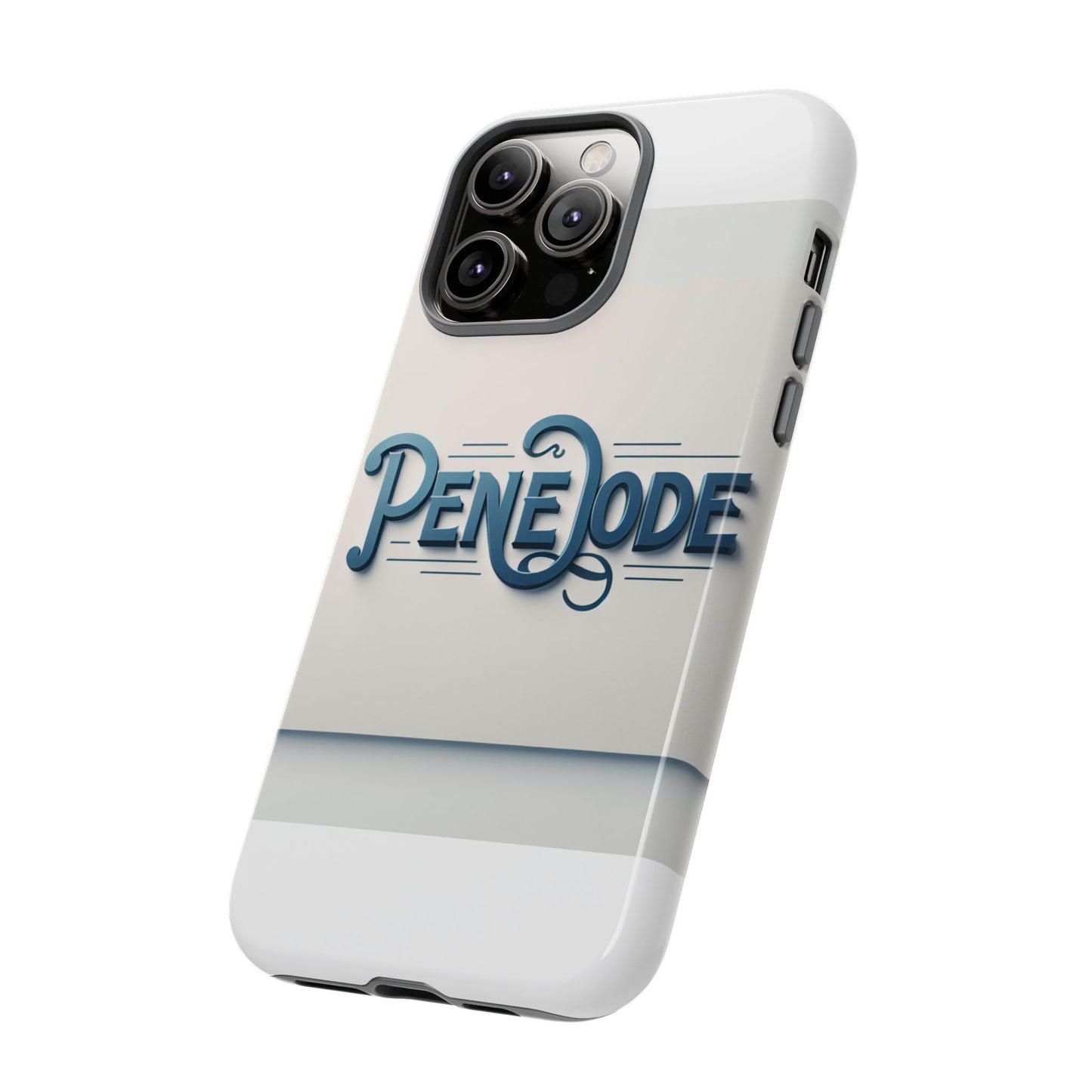 elegant blue typography phone case stylish accessory for self-expression compatible with iphone 13, 14, 15 & 16 – all models including pro, pro max & plus