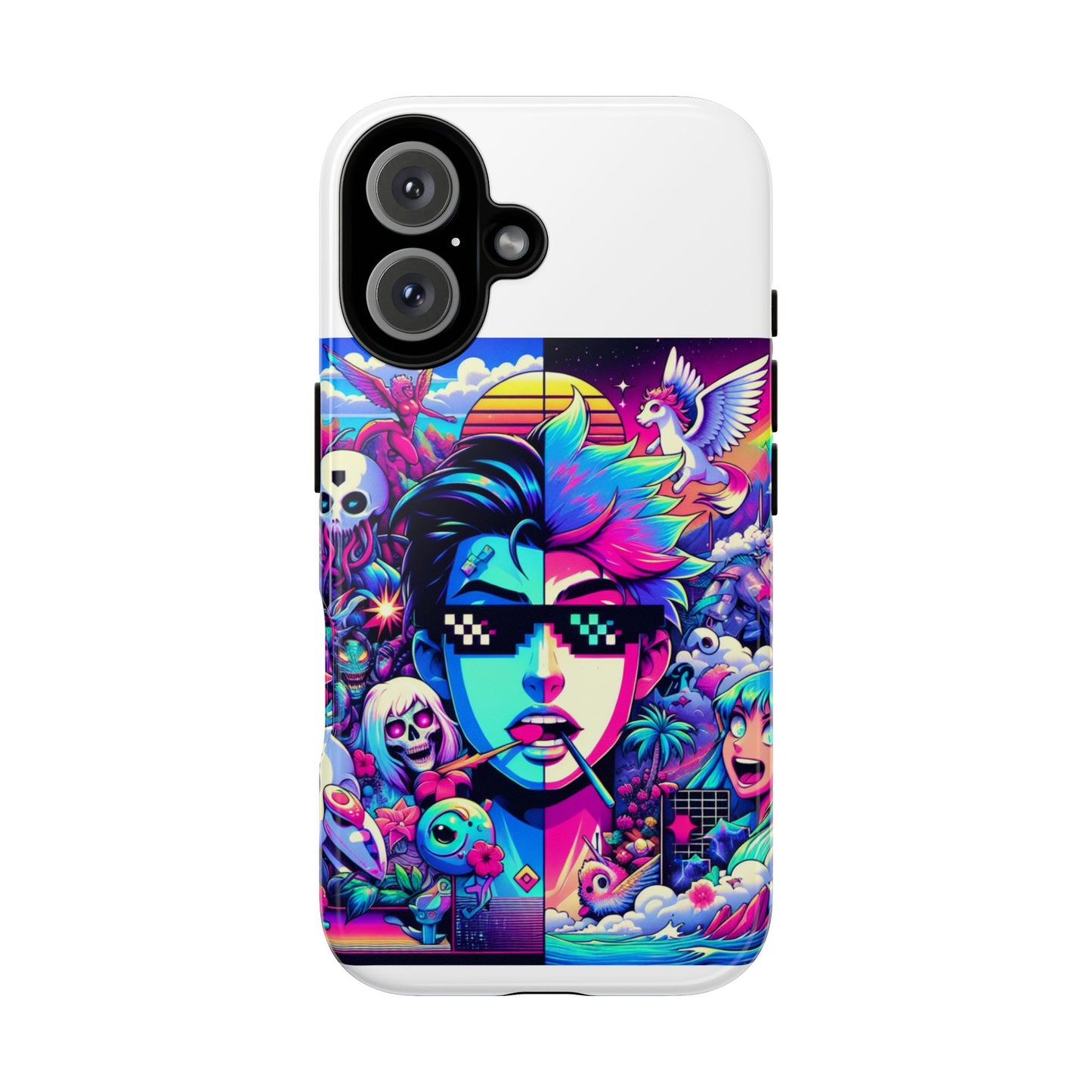 skibidi on sight protective phone case for anime lovers