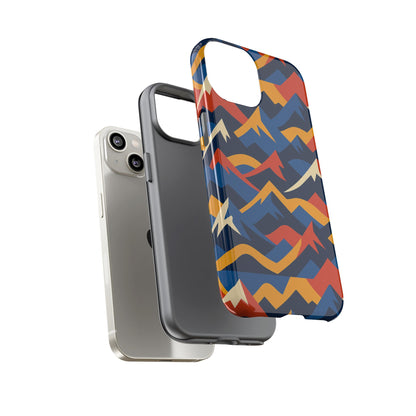 Vibrant 3D Mountain Design Protective Phone Case for Unique Accessory Lovers Compatible with iPhone 13, 14, 15 & 16 – all models including Pro, Pro Max & Plus