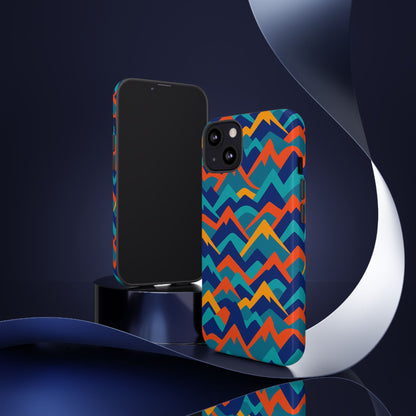 Vibrant 3D Mountain Design Protective Phone Case – Stylish and Durable Cover Compatible with iPhone 13, 14, 15 & 16 – All Models Including Pro, Pro Max & Plus