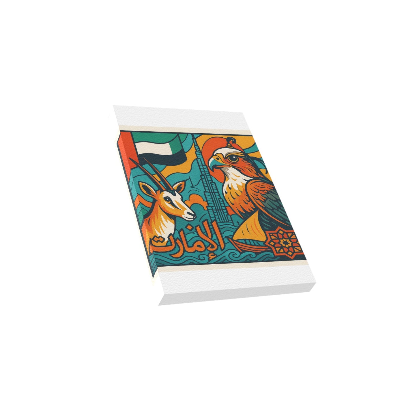 canvas print frame 8"x12" handmade high-quality cotton wall art with natural wood frame for home bar club coffee shop decoration gift for weddings and events