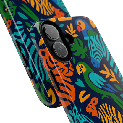 Vibrant 3D Animal Print Phone Case for Stylish Protection – Unique Accessory for Men and Women Compatible with iPhone 13, 14, 15 & 16 – all models including Pro, Pro Max & Plus