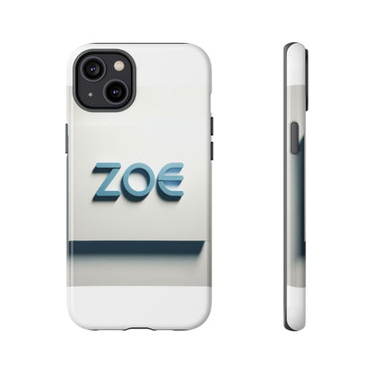 Vibrant 3D Lettering Phone Case in Blue Design for Stylish Protection Compatible with iPhone 13, 14, 15 & 16 – all models including Pro, Pro Max & Plus