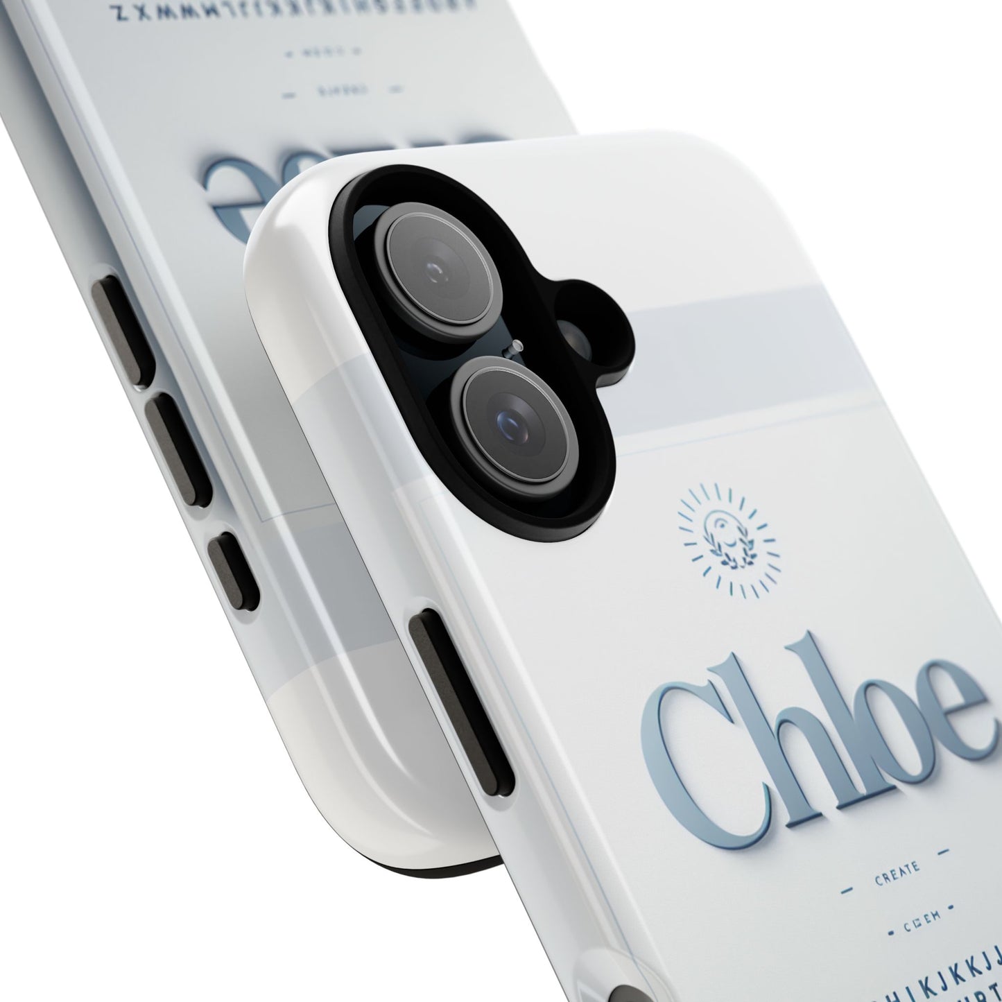 vibrant 3d protective phone case with playful blue alphabet design stylish accessory for self-expression compatible with iphone 13, 14, 15 & 16 – all models including pro, pro max & plus