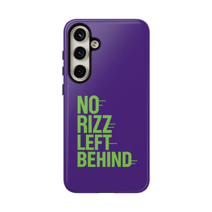 Tough Phone Case - No Rizz Left Behind - Durable, Stylish Protection for Active Lifestyles - Impact-Resistant, Dual Layer, Shock-Absorbing TPU - Perfect Gift for Tech Lovers