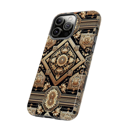 Pattern Image 1 Vibrant Shockproof Phone Case for Anime and Comic Fans, Retro Baroque Style, Durable Finish, Compatible with iPhone 13, 14, 15 & 16 – all models including Pro, Pro Max & Plus