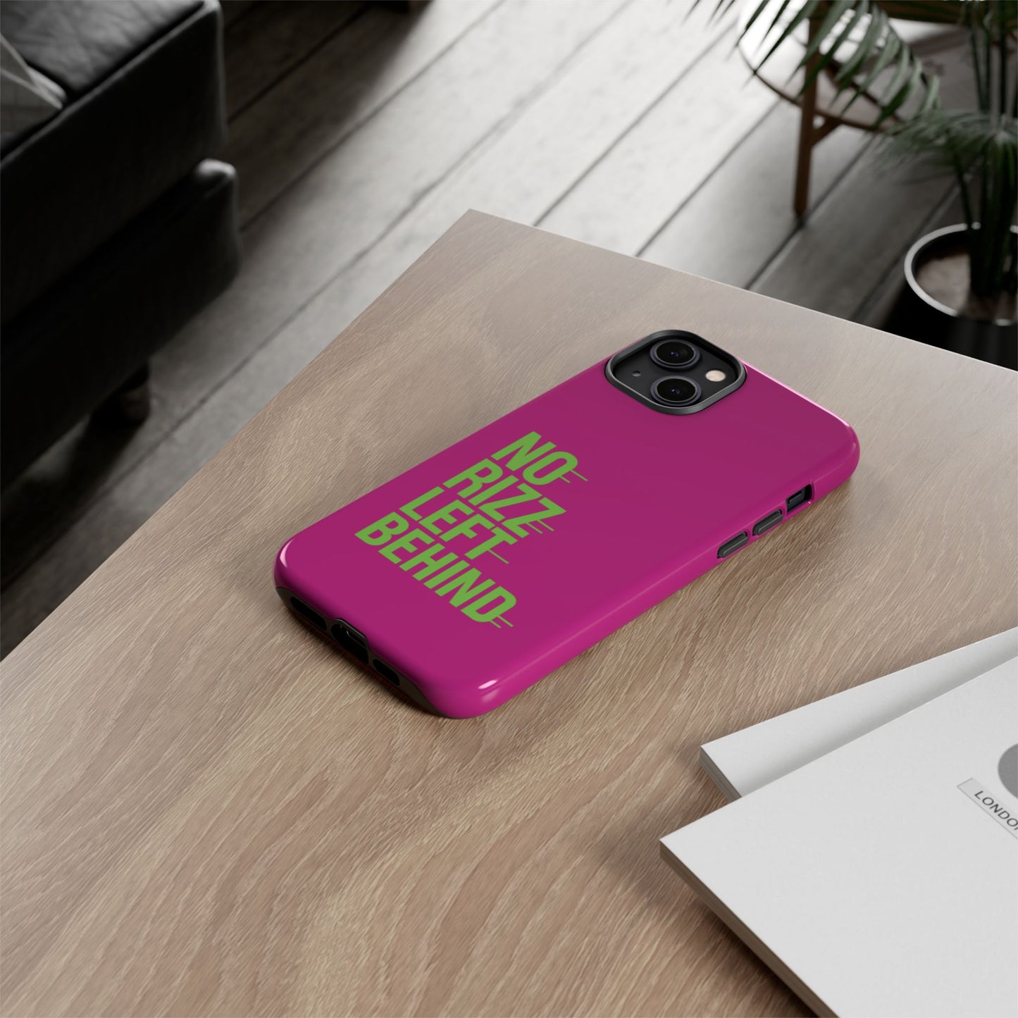 tough cases - no rizz left behind phone case for ultimate protection and style