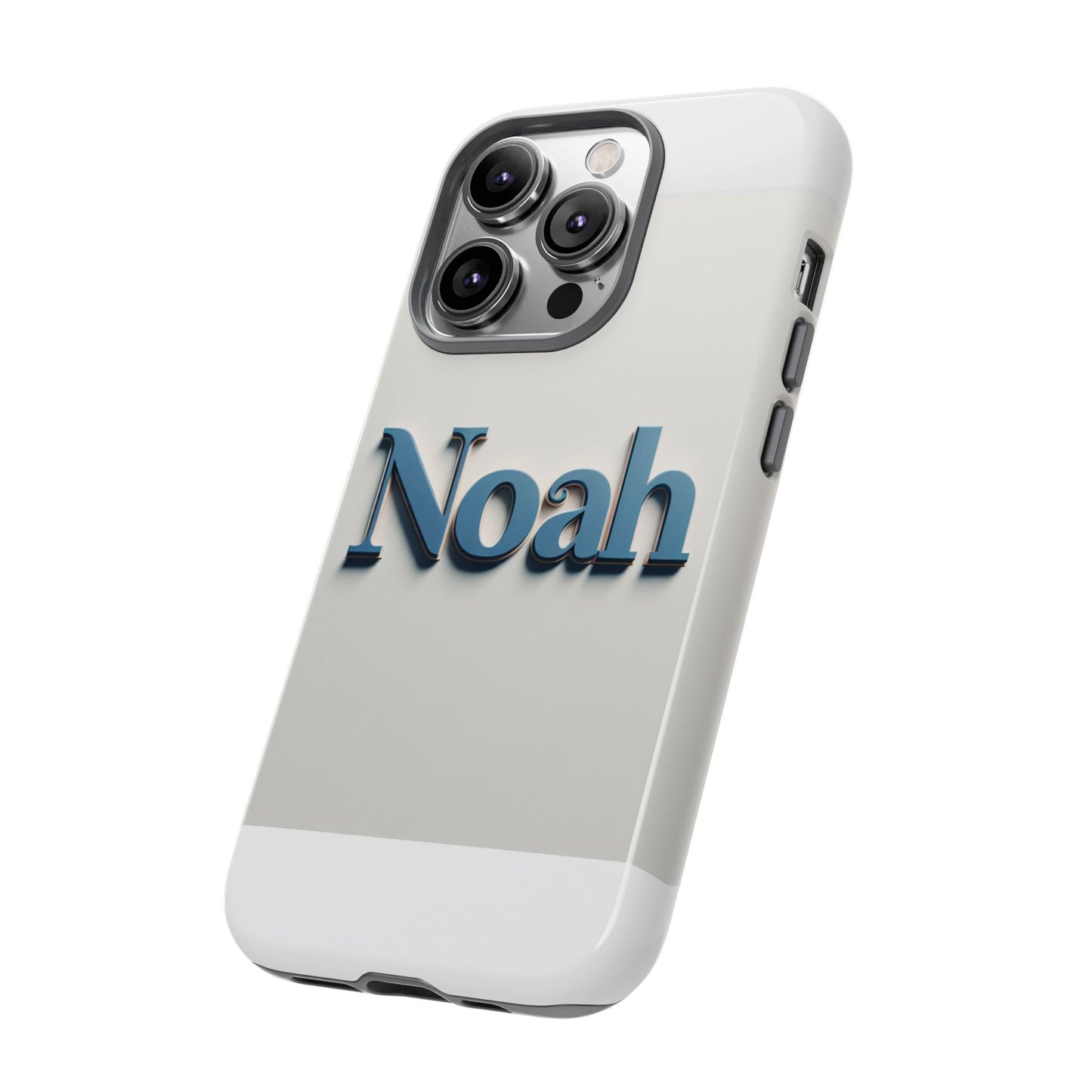 vibrant 3d name phone case in blue retro style – unique protection accessory for self-expression compatible with iphone 13, 14, 15 & 16 – all models including pro, pro max & plus