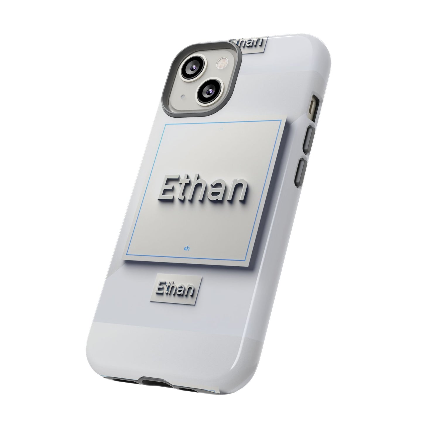 ethan blue 3d wrap phone case for men and women shock absorption durable silicone protective cover with vivid anime and comic design