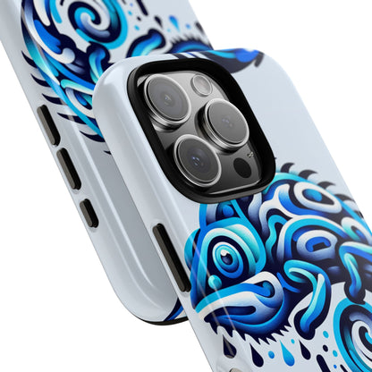 Blue Animal Create 5 Phone Case with Vibrant 3D Wrap Design, Shock Absorption, UV Protection, for Stylish and Durable Smartphone Protection