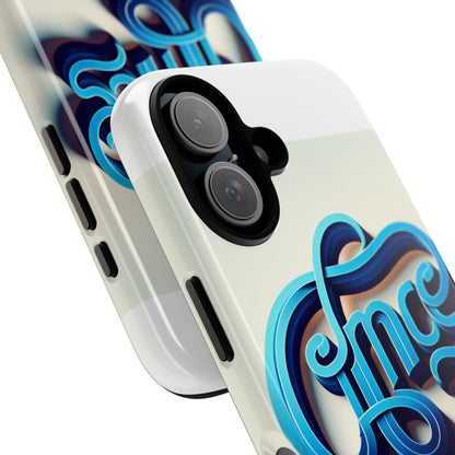Vibrant 3D Textured Phone Case for Stylish Protection in Blue – Compatible with iPhone 13, 14, 15 & 16 – All Models Including Pro, Pro Max & Plus