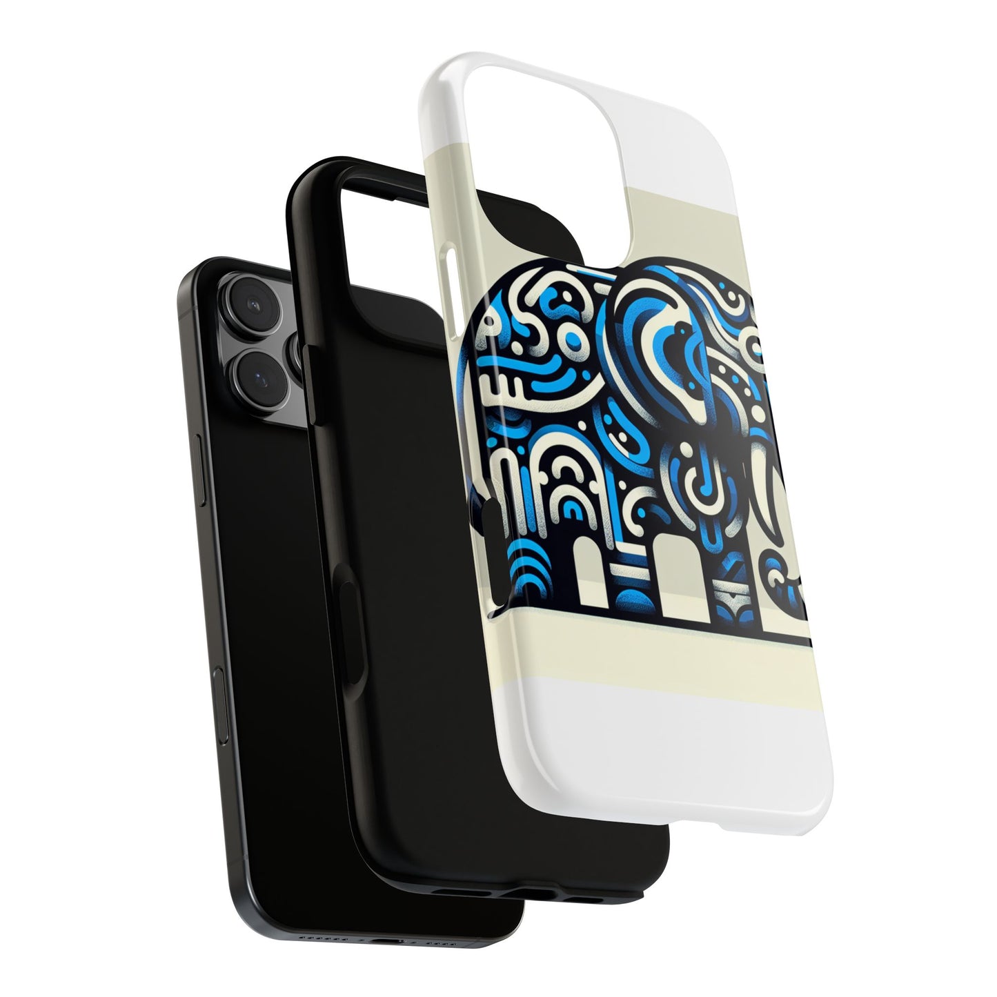 vibrant 3d elephant design protective phone case for stylish protection compatible with iphone 13, 14, 15 & 16 – all models including pro, pro max & plus