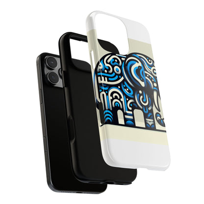 Vibrant 3D Elephant Design Protective Phone Case for Stylish Protection Compatible with iPhone 13, 14, 15 & 16 – all models including Pro, Pro Max & Plus