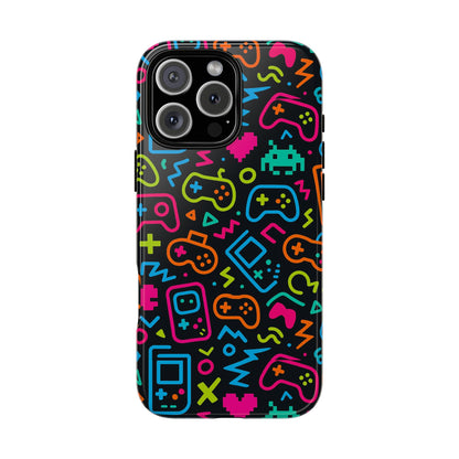 Multicolour 3D Wrap Protective Phone Case with Unique Gaming Design for Men and Women – Stylish Mobile Protection Compatible with iPhone 13, 14, 15 & 16 – All Models Including Pro, Pro Max & Plus