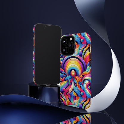 Pattern Image 10 Retro Anime Comic Phone Case for Men Women with Vibrant Abstract Design Compatible with iPhone 13, 14, 15 & 16 – all models including Pro, Pro Max & Plus