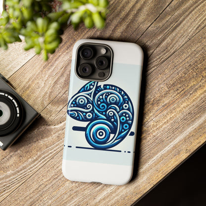 Vibrant 3D Blue Animal Design Protective Phone Case – Unique Accessory for Self-Expression Compatible with iPhone 13, 14, 15 & 16 – all models including Pro, Pro Max & Plus