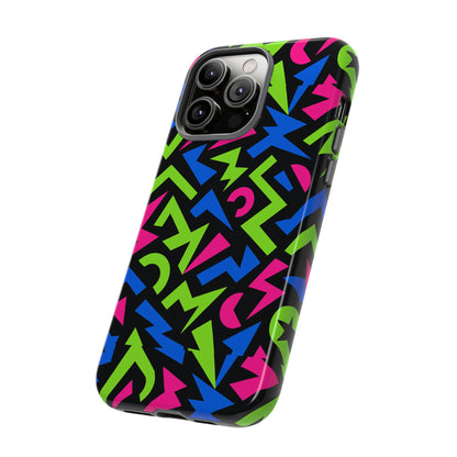 Y2K Multicolour 4 Protective Phone Case with 3D Design – Stylish Protection for Unisex Smartphones Compatible with iPhone 13, 14, 15 & 16 – All Models Including Pro, Pro Max & Plus