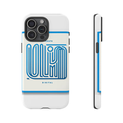 Vibrant 3D Wrap Phone Case in Blue Alphabet Design for Stylish Protection Compatible with iPhone 13, 14, 15 & 16 – All Models Including Pro, Pro Max & Plus
