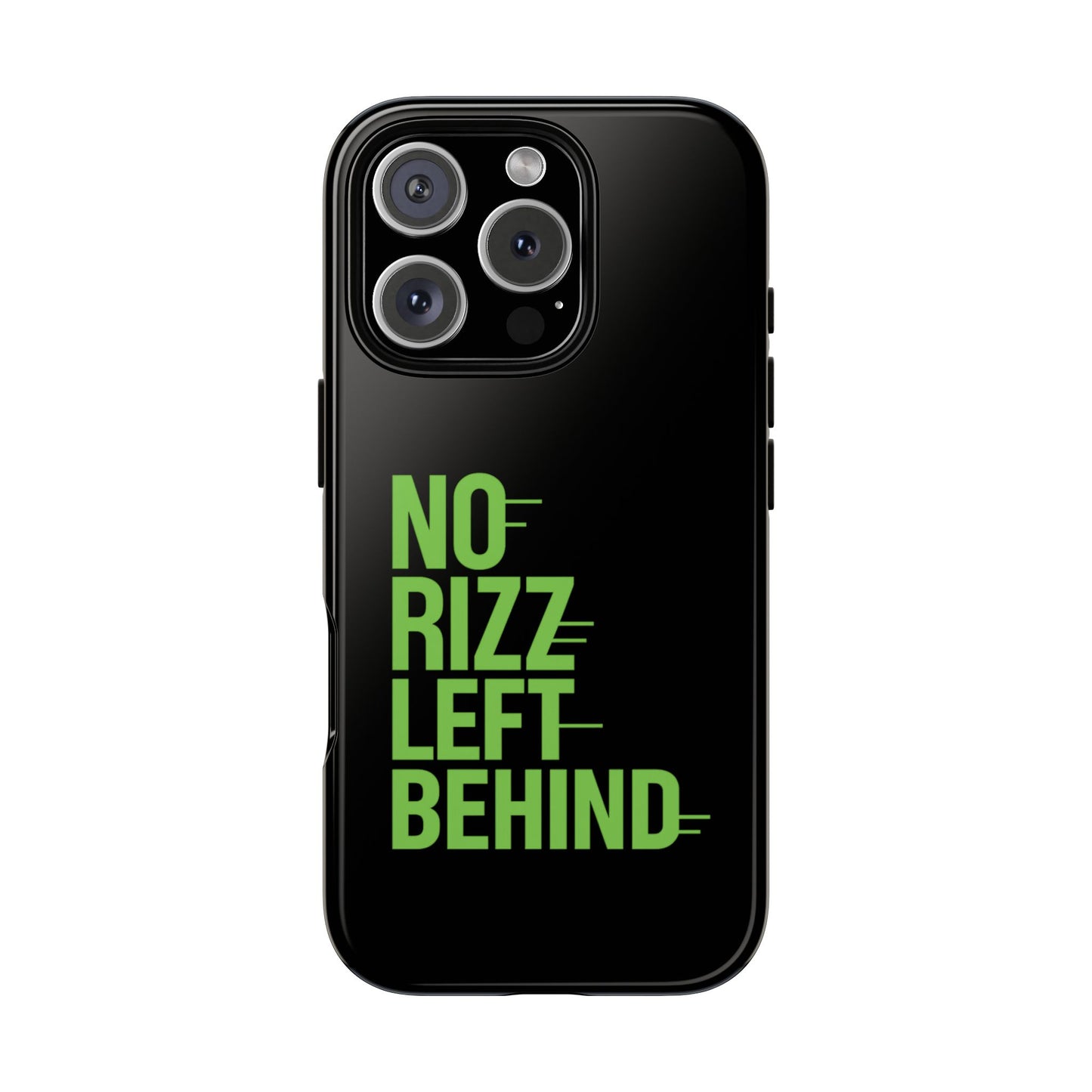 tough cases - no rizz left behind phone case for trendy protection