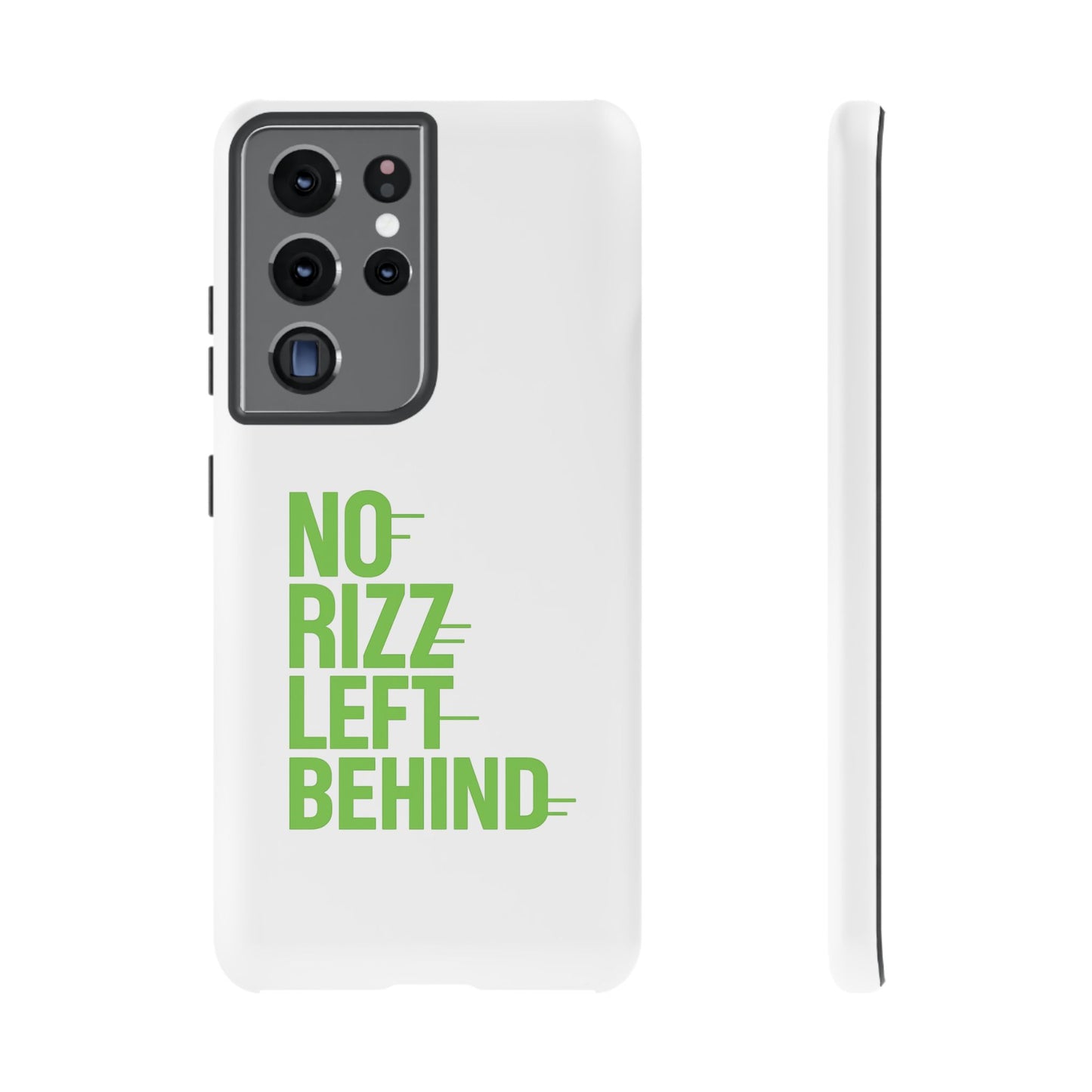 copy of tough cases - no rizz left behind phone case for ultimate protection and style, impact-resistant, dual layer, vibrant design, perfect gift for adults