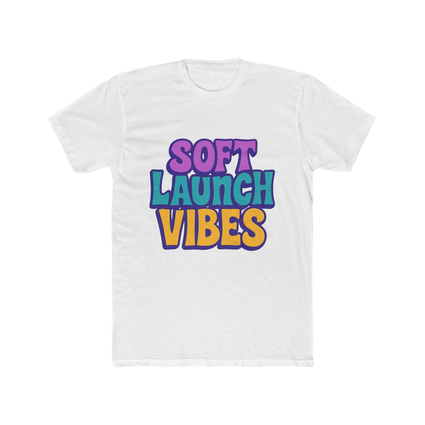 soft launch vibes unisex t-shirt - aesthetic purple tee for casual style, everyday comfort, and unique fashion statements