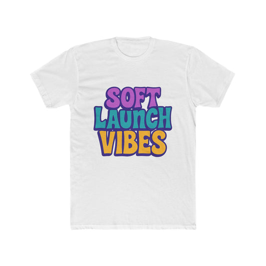 Soft Launch Vibes Unisex T-Shirt - Aesthetic Purple Tee for Casual Style, Everyday Comfort, and Unique Fashion Statements