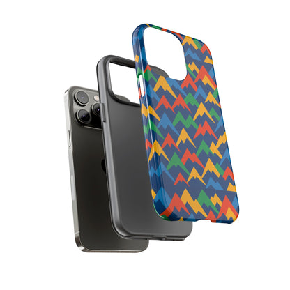 Vibrant 3D Mountain Design Phone Case for Stylish Protection – Unique Accessory Compatible with iPhone 13, 14, 15 & 16 – all models including Pro, Pro Max & Plus