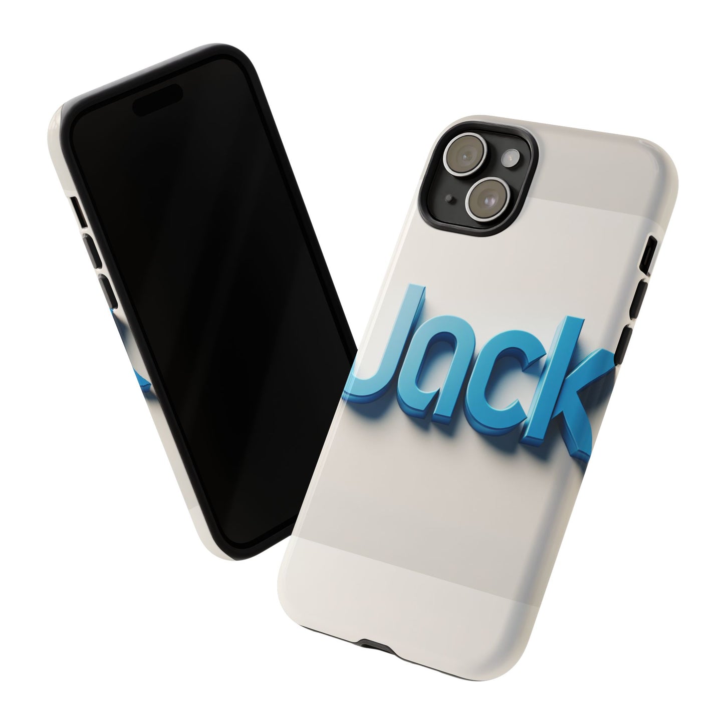 name jack blue anime comic style 3d wrap protective phone case for men women shock absorption durable tpu cover