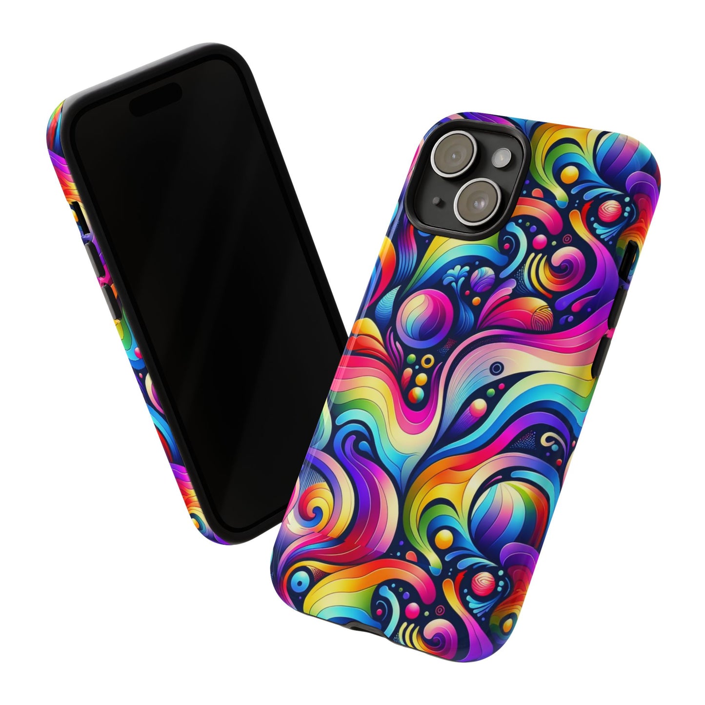 pattern image 1 vibrant shockproof phone case with 3d wrap design for anime and comic fans compatible with iphone 13, 14, 15 & 16 – all models including pro, pro max & plus