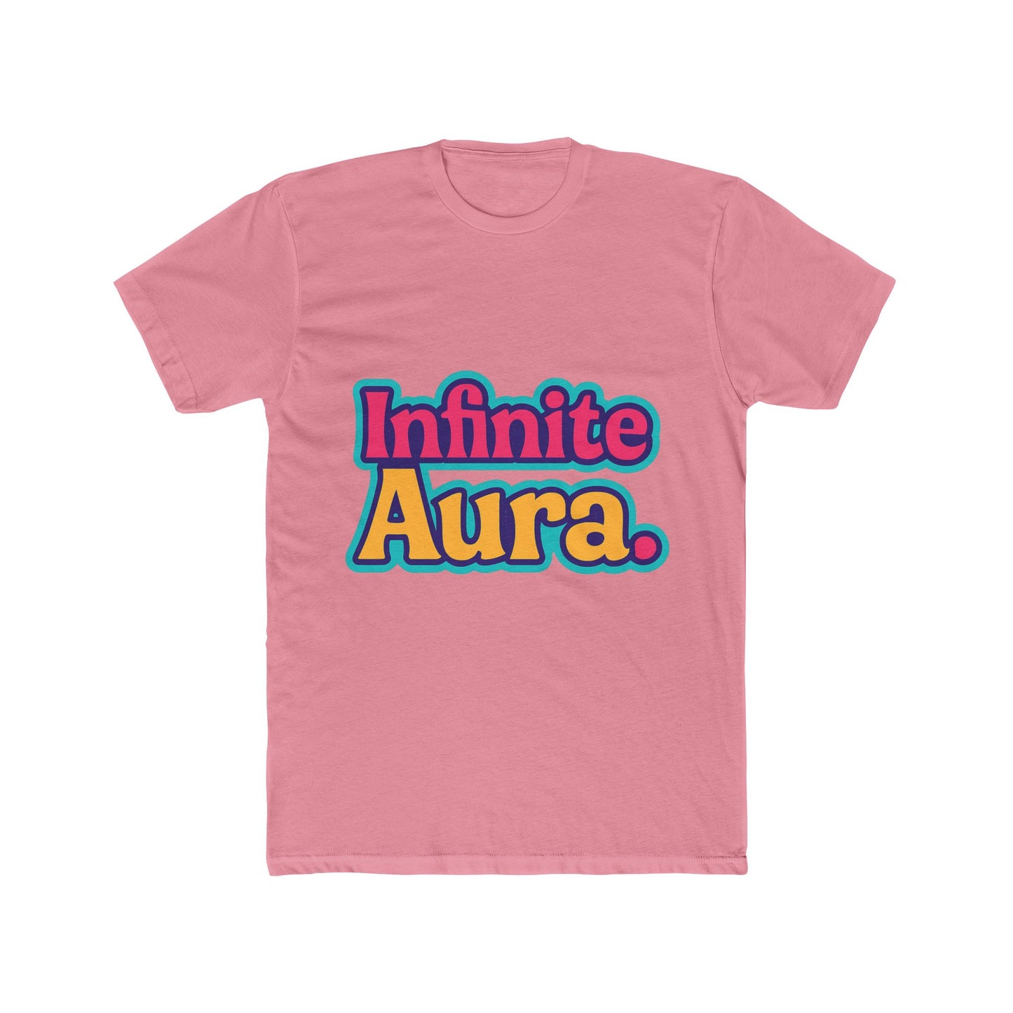 infinite aura unisex t-shirt – aesthetic multicolor design, comfortable casual wear