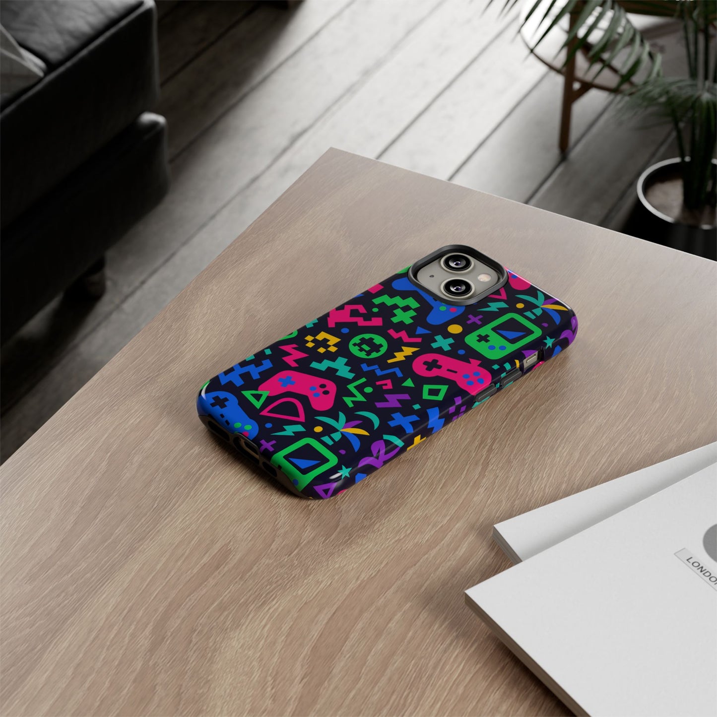 vibrant 3d gaming design protective phone case for creative expression and stylish protection, compatible with iphone 13, 14, 15 & 16 – all models including pro, pro max & plus