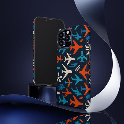 Vibrant Aviation Themed Protective Phone Case with 3D Wrap Design – Unique Style and Durable Protection – Compatible with iPhone 13, 14, 15 & 16 – All Models Including Pro, Pro Max & Plus