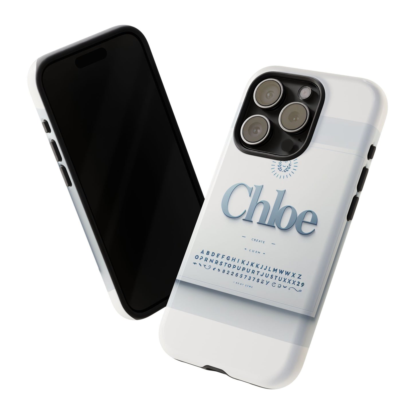 vibrant 3d protective phone case with playful blue alphabet design stylish accessory for self-expression compatible with iphone 13, 14, 15 & 16 – all models including pro, pro max & plus