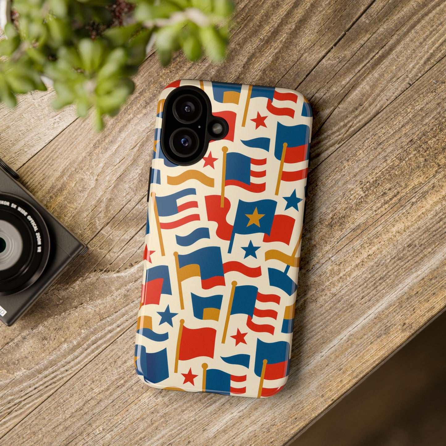 multicolour flag print protective phone case – stylish durable design for unique self-expression compatible with iphone 13, 14, 15 & 16 – all models including pro, pro max & plus