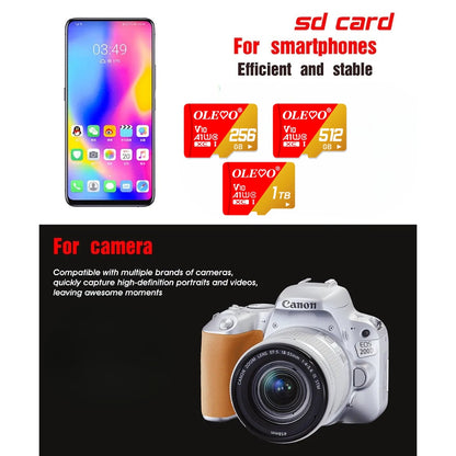 Olevo TF Card Micro SD Memory Card 128GB 256GB 512GB 1TB High-Speed C10 U1 V10
