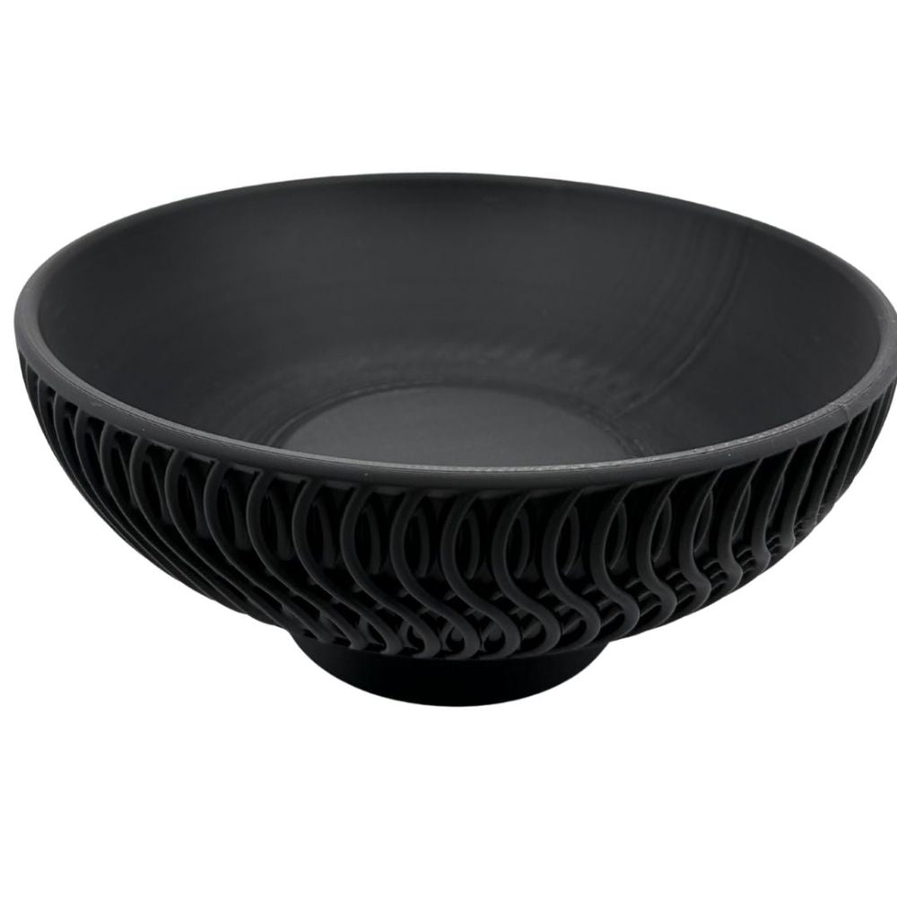 decorative bowl – modern woven-pattern centerpiece for home, dining, and living room decor