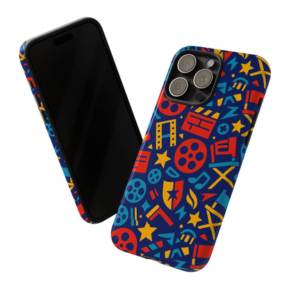 Vibrant 3D Movie Icons Protective Phone Case for Kids and Adults – Stylish Accessory – Compatible with iPhone 13, 14, 15 & 16 – all models including Pro, Pro Max & Plus