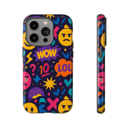 Vibrant 3D Emoji Phone Case with Fun Multicolour Design for Stylish Protection Compatible with iPhone 13, 14, 15 & 16 – All Models Including Pro, Pro Max & Plus