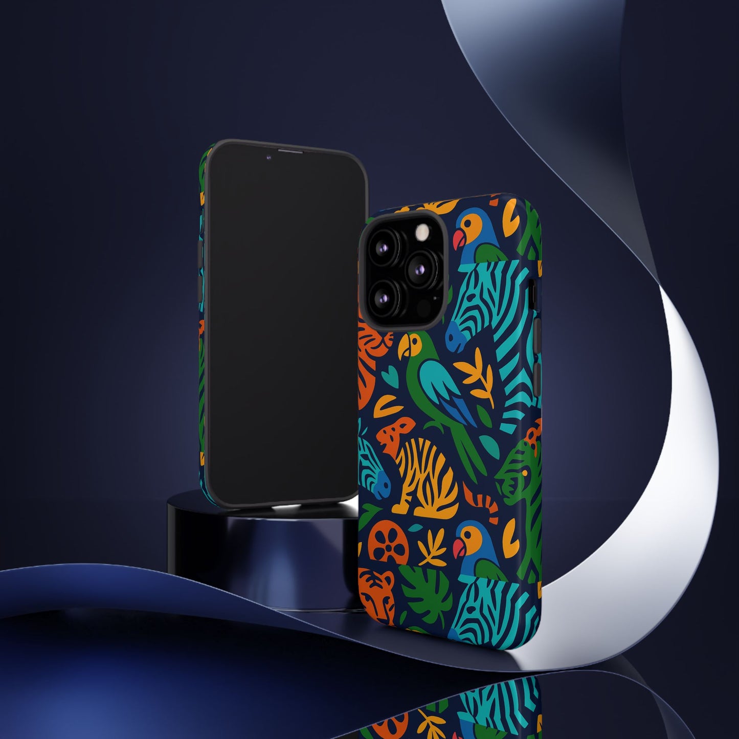vibrant 3d animal print phone case for stylish protection – unique accessory for men and women compatible with iphone 13, 14, 15 & 16 – all models including pro, pro max & plus