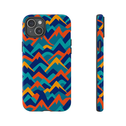 Vibrant 3D Mountain Design Protective Phone Case – Stylish and Durable Cover Compatible with iPhone 13, 14, 15 & 16 – All Models Including Pro, Pro Max & Plus