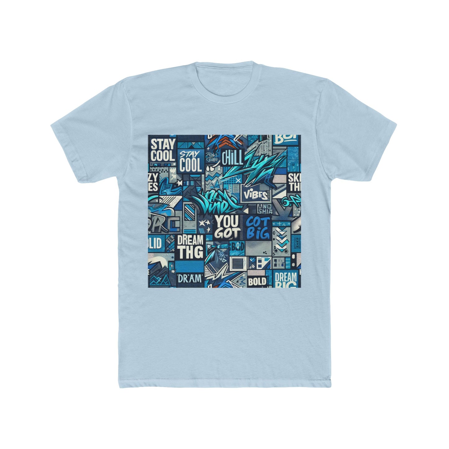 unisex t-shirt aesthetic blue 4 - stylish comfortable tee for everyone