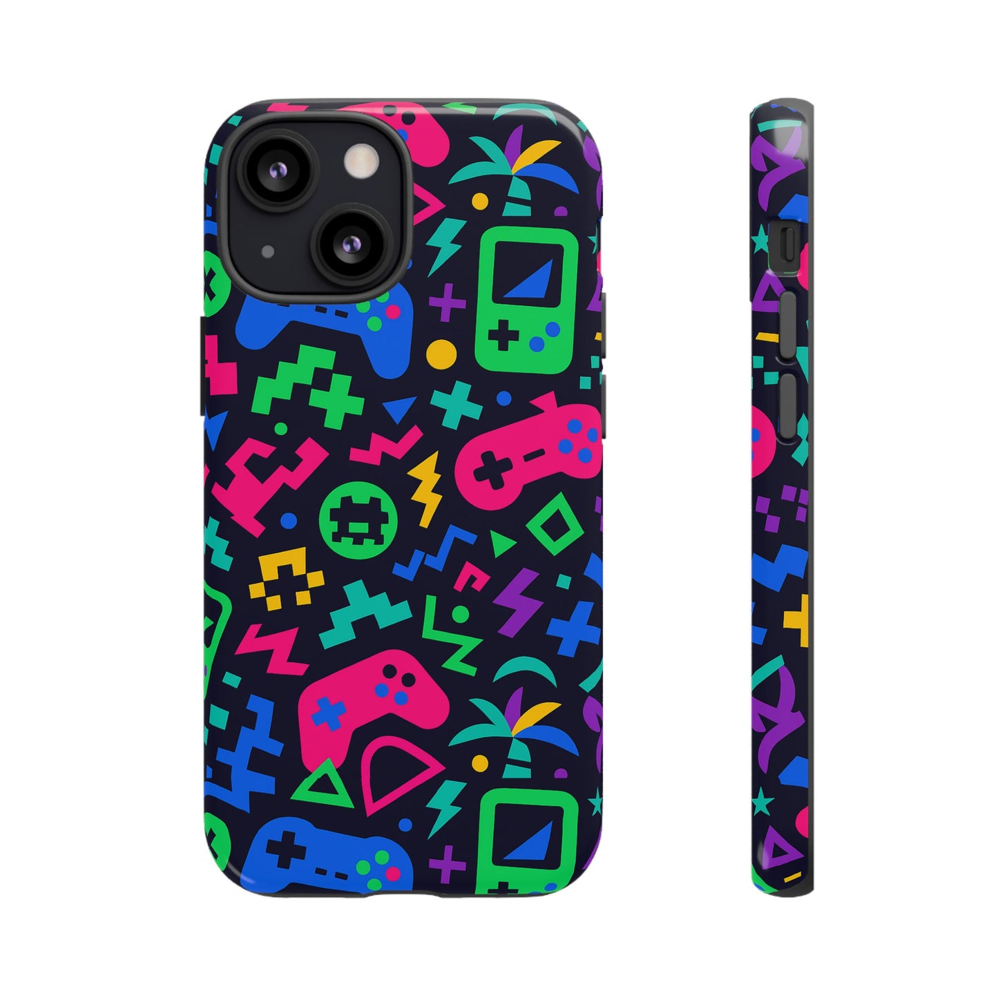 vibrant 3d gaming design protective phone case for creative expression and stylish protection, compatible with iphone 13, 14, 15 & 16 – all models including pro, pro max & plus